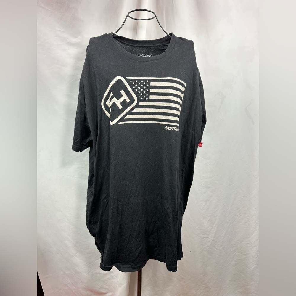 Fasthouse black flag graphic crewneck tee size 2XL
